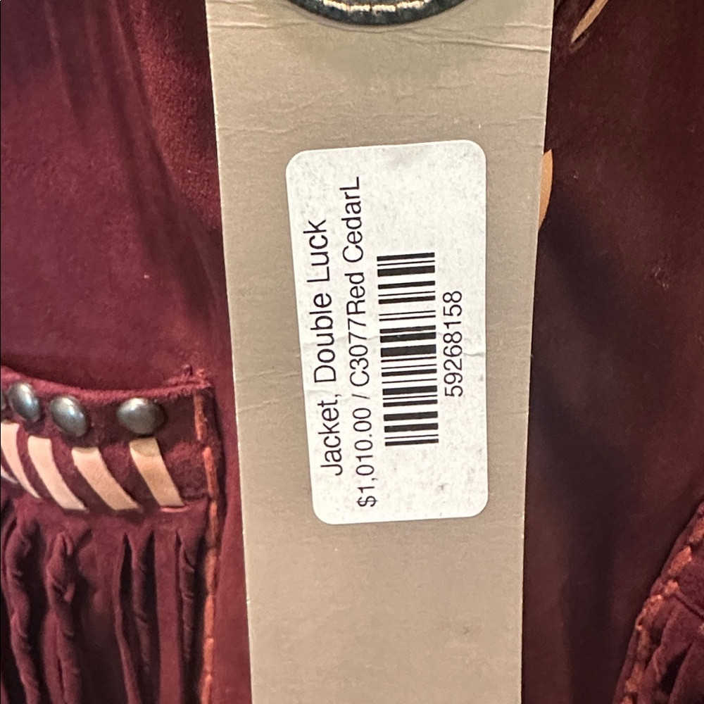 NWT Double D Ranch Double Luck Suede Jacket Size L - Picture 3 of 16